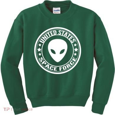 United States Space Force Alien Kids Sweatshirt