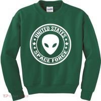 United States Space Force Alien Kids Sweatshirt thumb 0