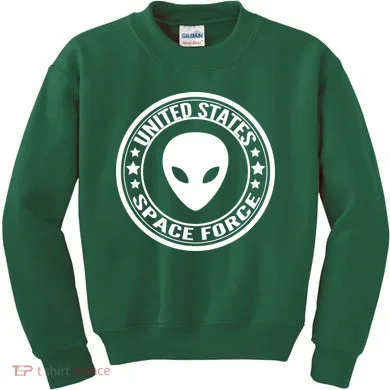 United States Space Force Alien Kids Sweatshirt