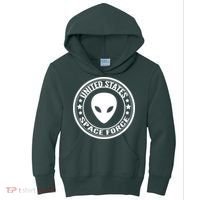 United States Space Force Alien Kids Hoodie thumb 0