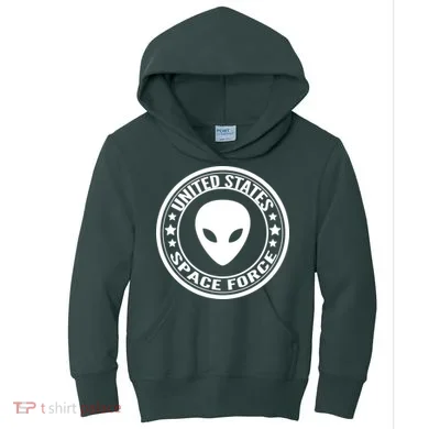 United States Space Force Alien Kids Hoodie