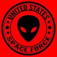 United States Space Force Alien Santa Hat thumb 1