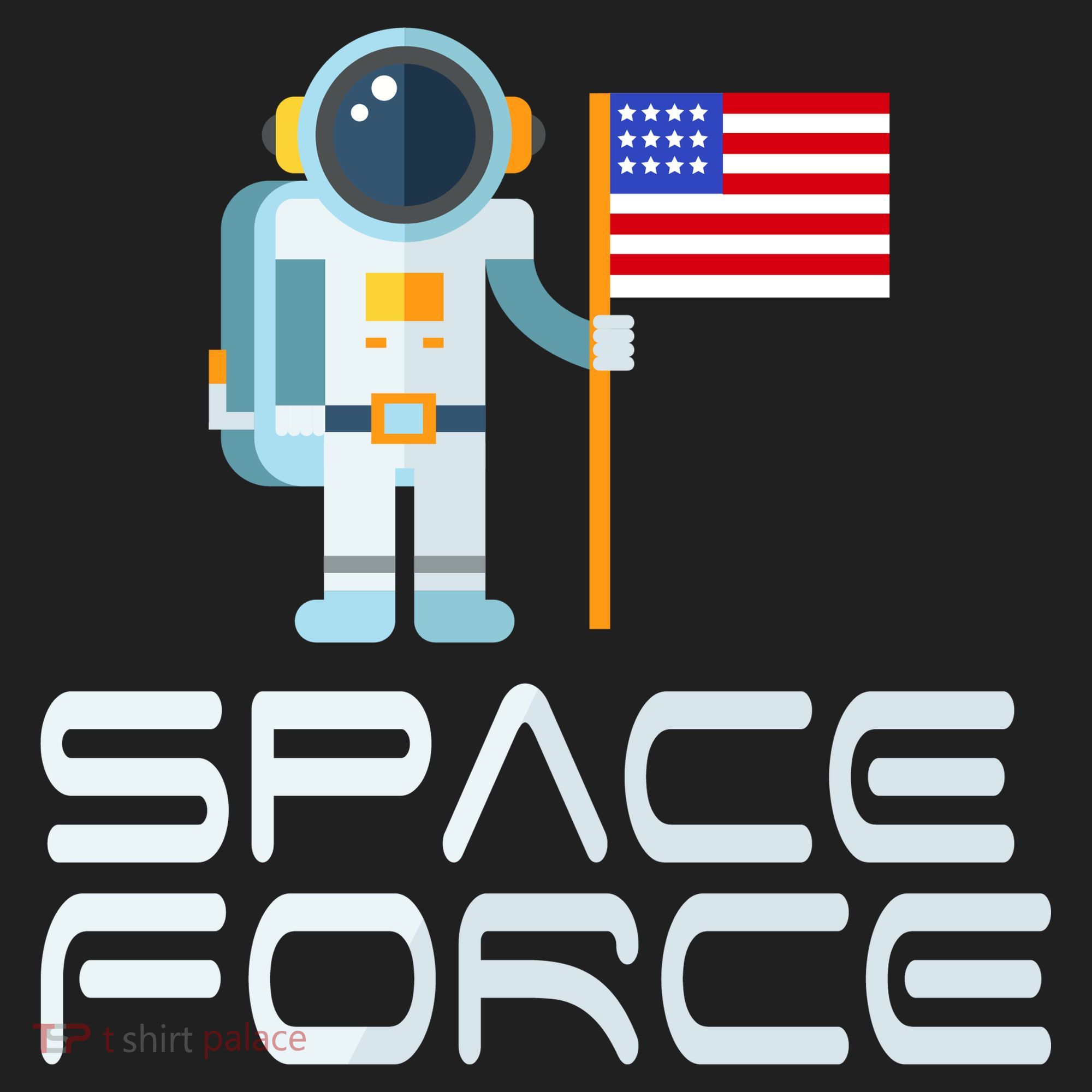 United States Space Force Astronaut Flag Women's Sweatshirt
