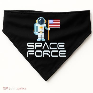 United States Space Force Astronaut Flag USA-Made Doggie Bandana