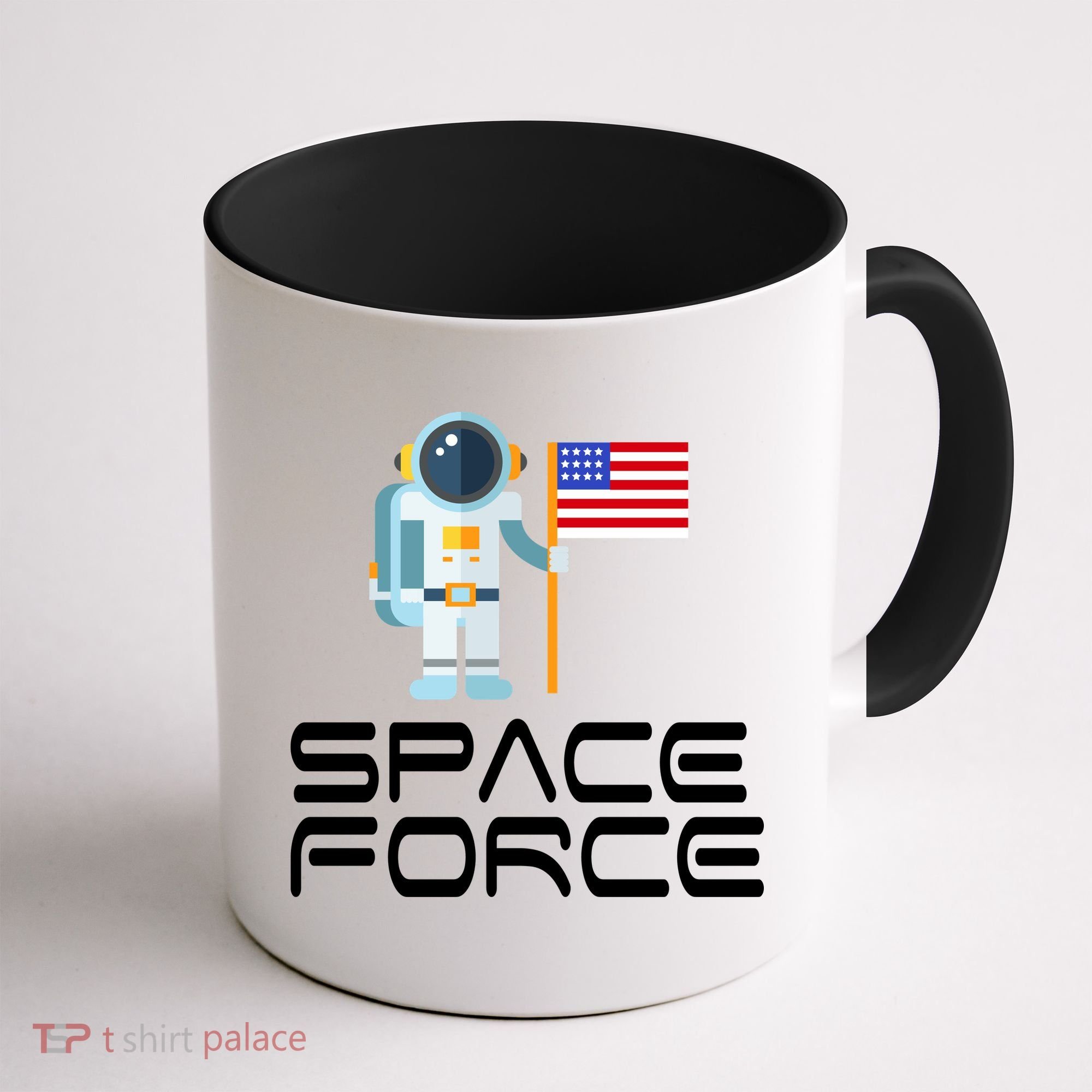 United States Space Force Astronaut Flag Coffee Mug