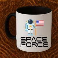 United States Space Force Astronaut Flag Coffee Mug thumb 2