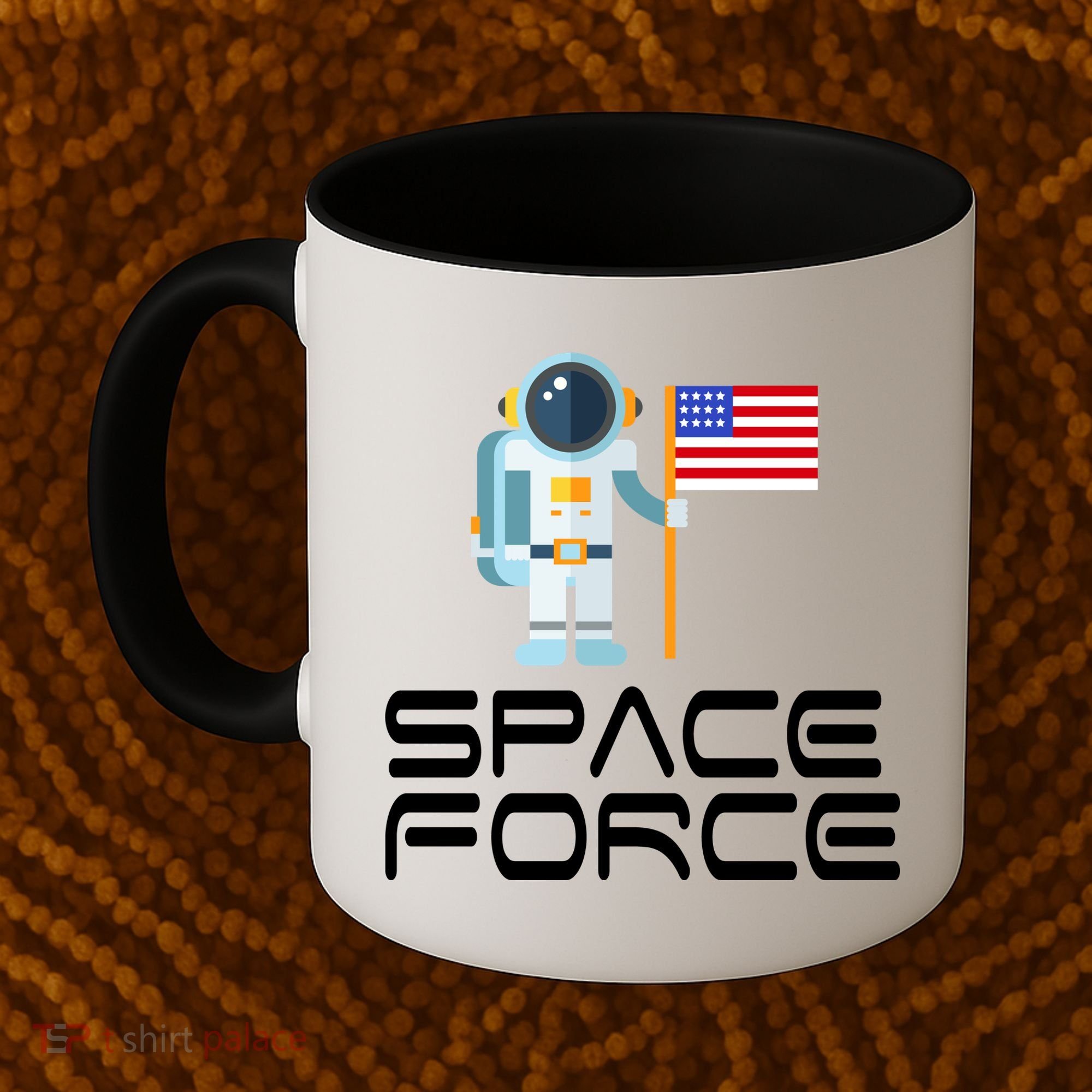 United States Space Force Astronaut Flag Coffee Mug