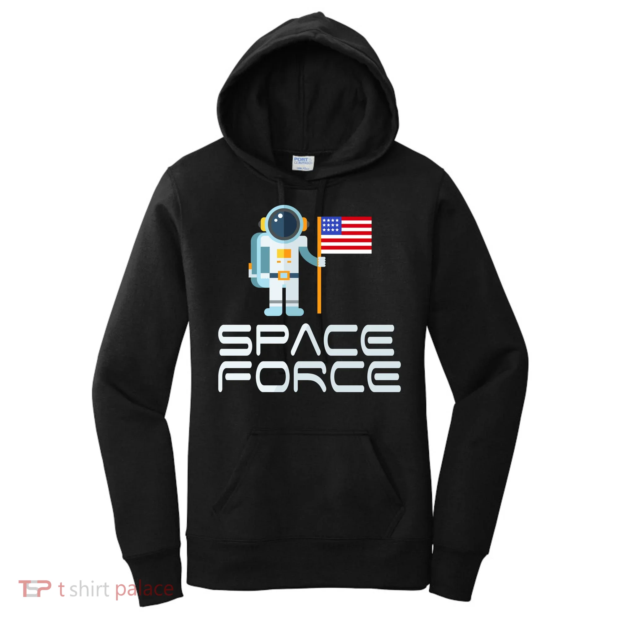 United States Space Force Astronaut Flag Women's Hoodie