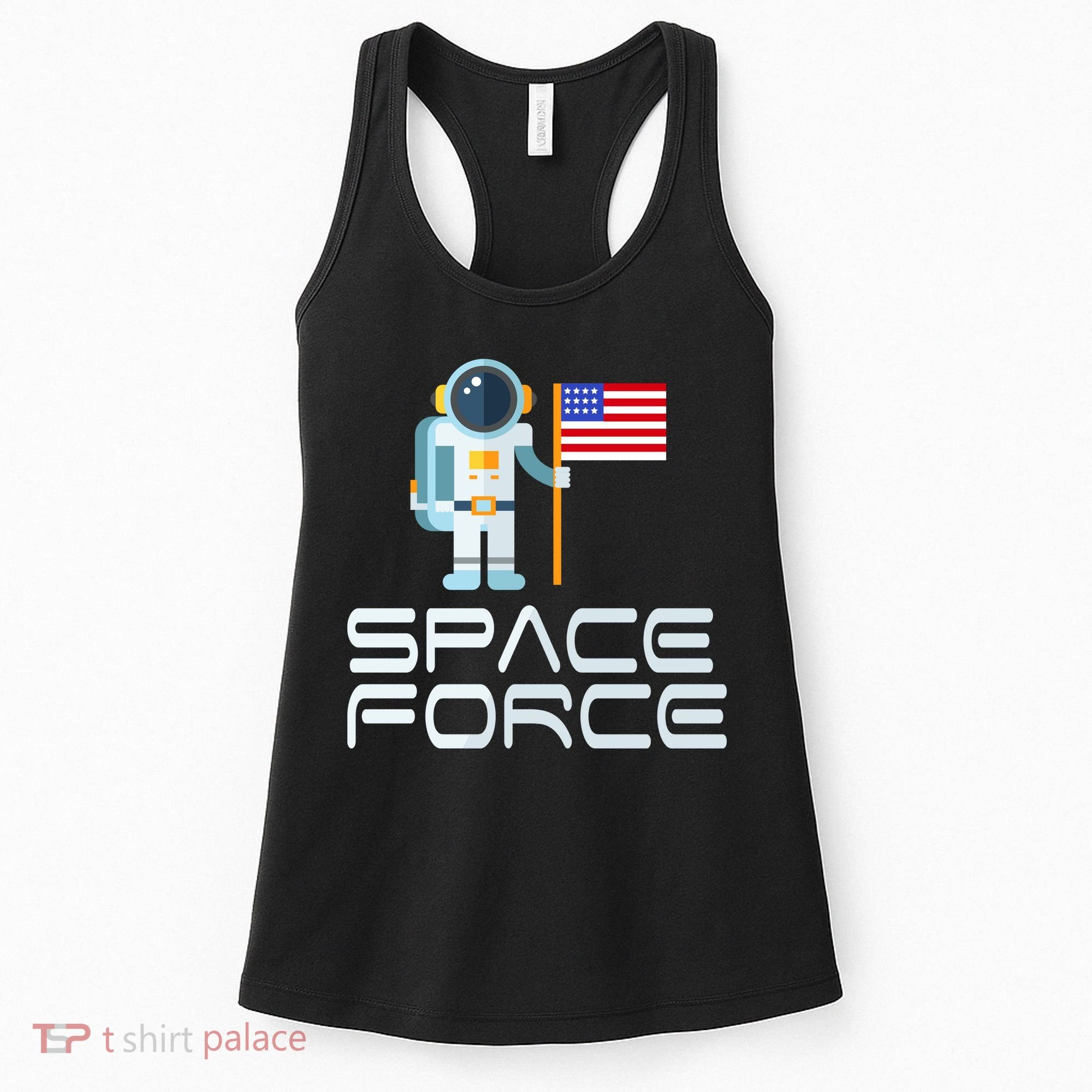 United States Space Force Astronaut Flag Women's Tank Top