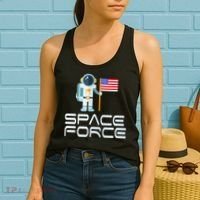 United States Space Force Astronaut Flag Women's Tank Top thumb 2