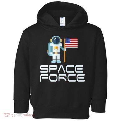 United States Space Force Astronaut Flag Toddler Hoodie