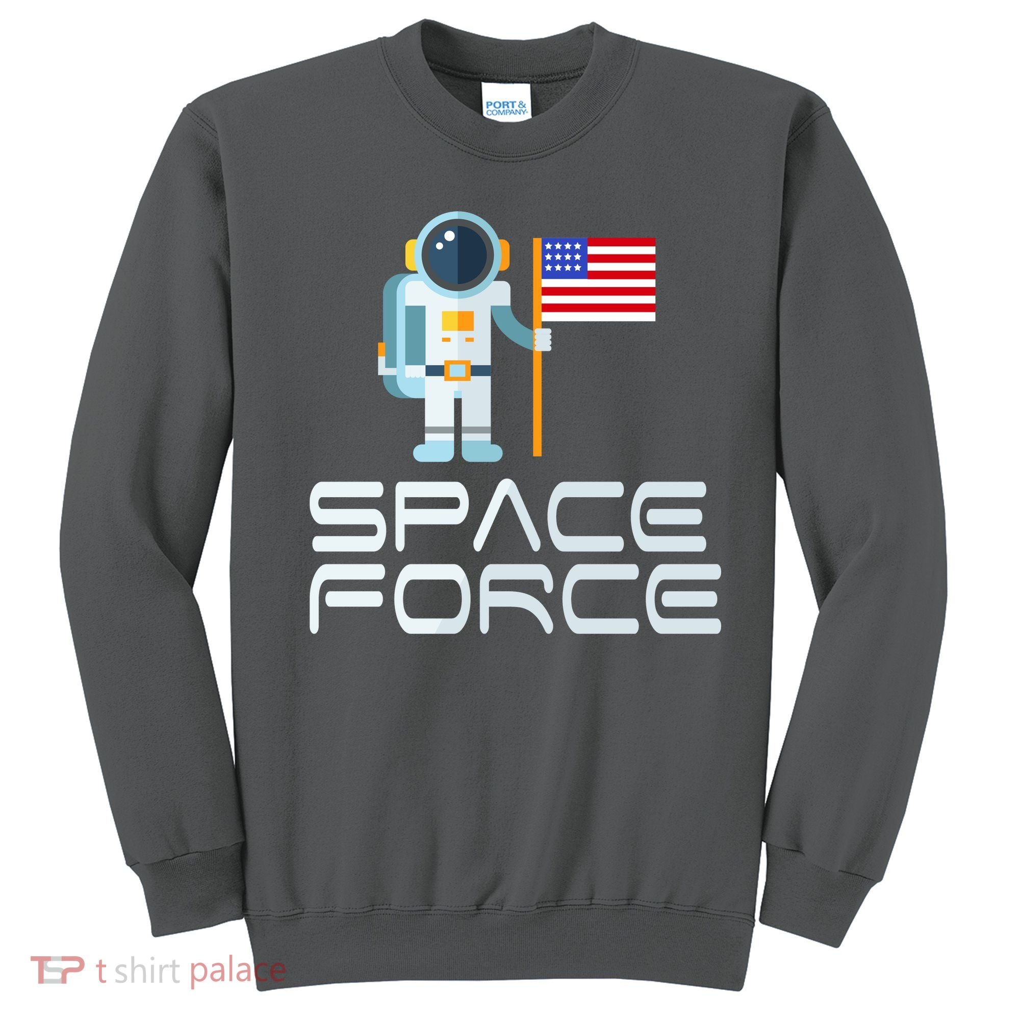 United States Space Force Astronaut Flag Sweatshirt