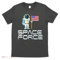 United States Space Force Astronaut Flag T-Shirt thumb 0