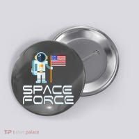 United States Space Force Astronaut Flag Button thumb 0
