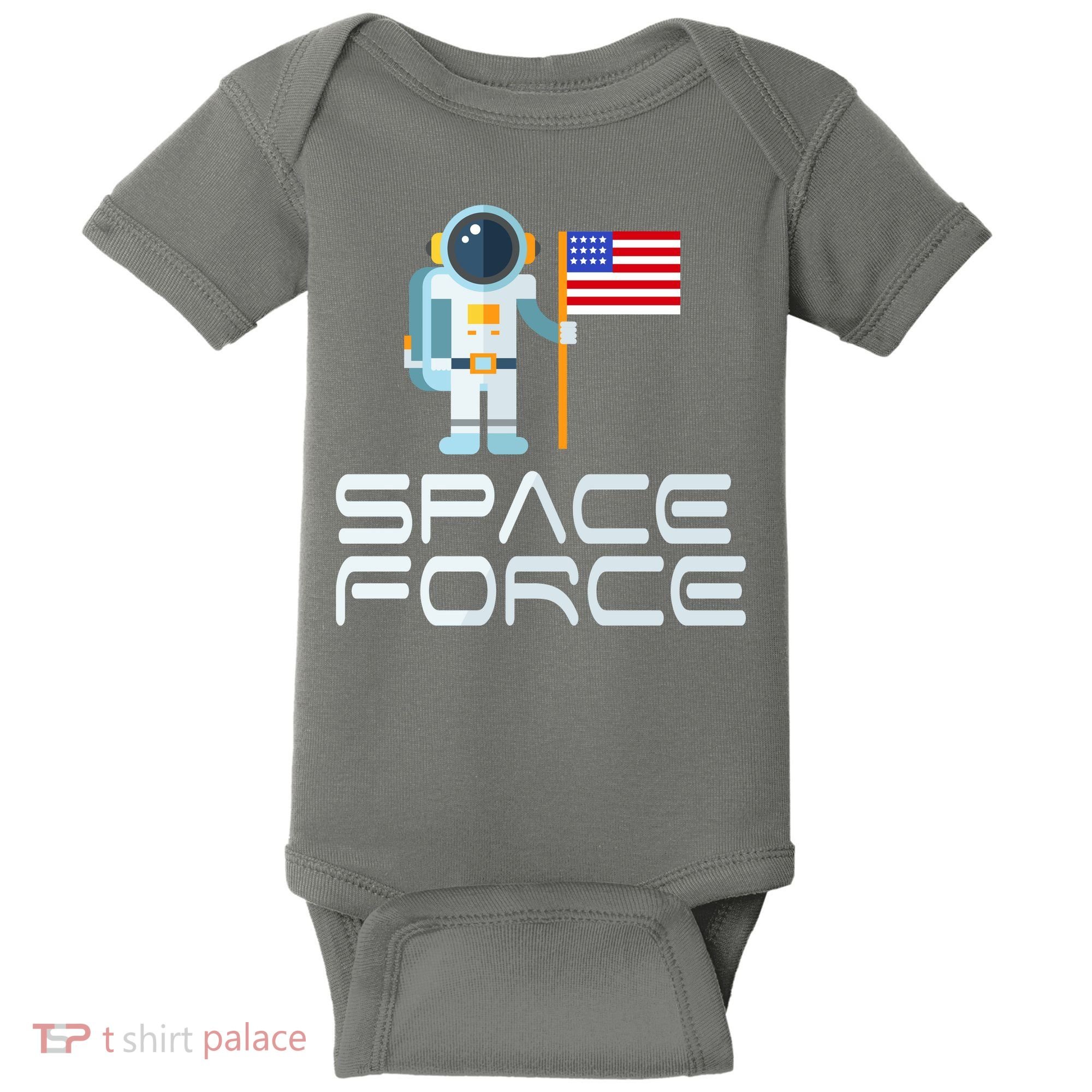 United States Space Force Astronaut Flag Baby Bodysuit