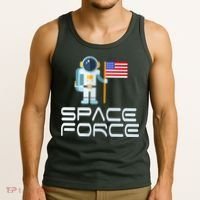 United States Space Force Astronaut Flag Tank Top thumb 3