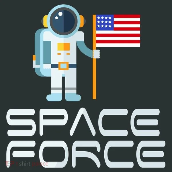 United States Space Force Astronaut Flag Toddler T-Shirt