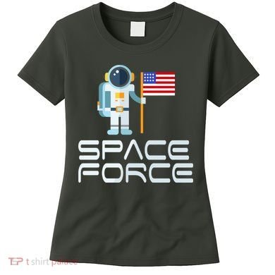 United States Space Force Astronaut Flag Women's T-Shirt