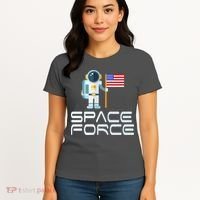 United States Space Force Astronaut Flag Women's T-Shirt thumb 4