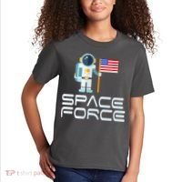 United States Space Force Astronaut Flag Kids T-Shirt thumb 2