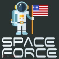 United States Space Force Astronaut Flag Kids T-Shirt thumb 4