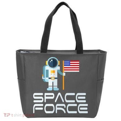 United States Space Force Astronaut Flag Tote Bag
