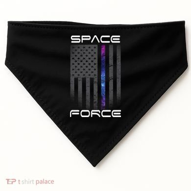 United States Space Force Flag USA-Made Doggie Bandana