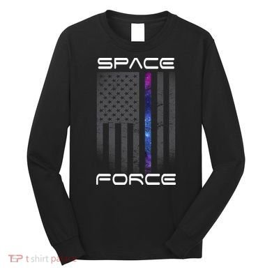 United States Space Force Flag Long Sleeve Shirt