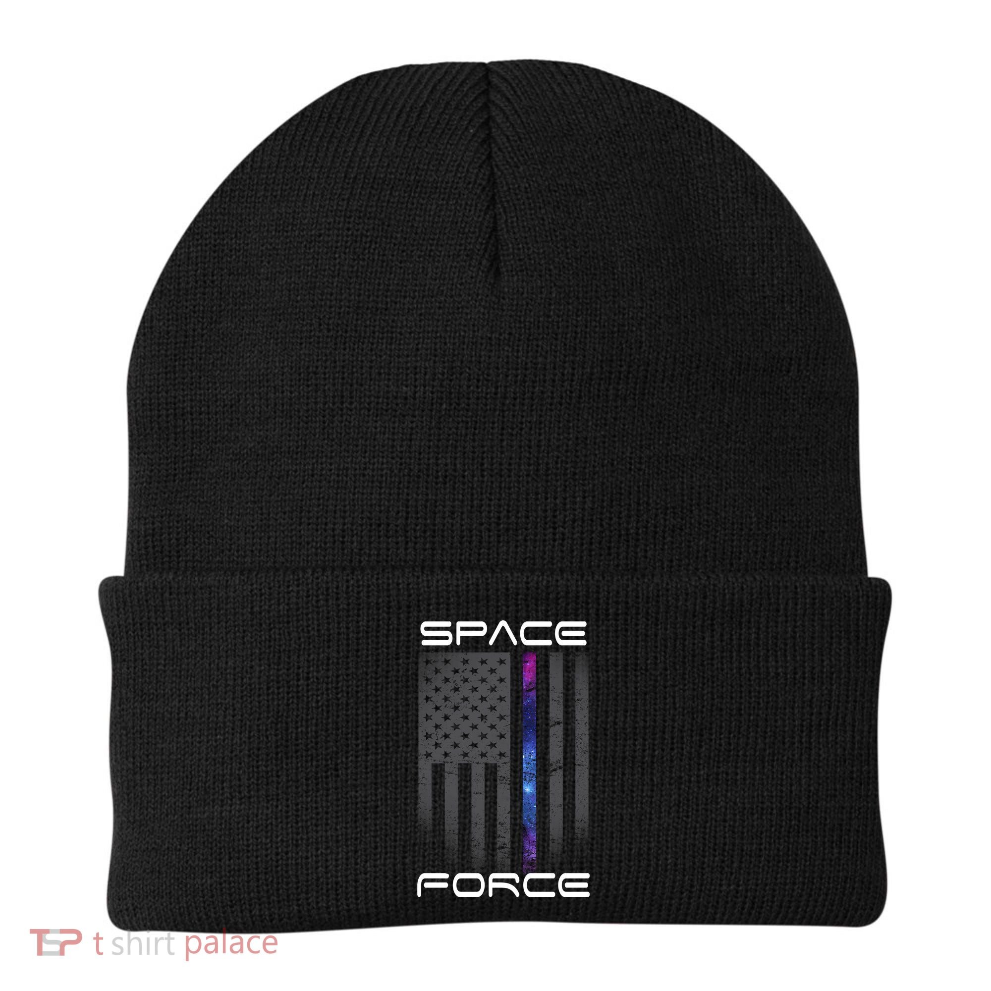 United States Space Force Flag Beanie