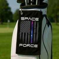 United States Space Force Flag Golf Towel thumb 2
