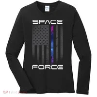 United States Space Force Flag Women's Long Sleeve Shirt thumb 0