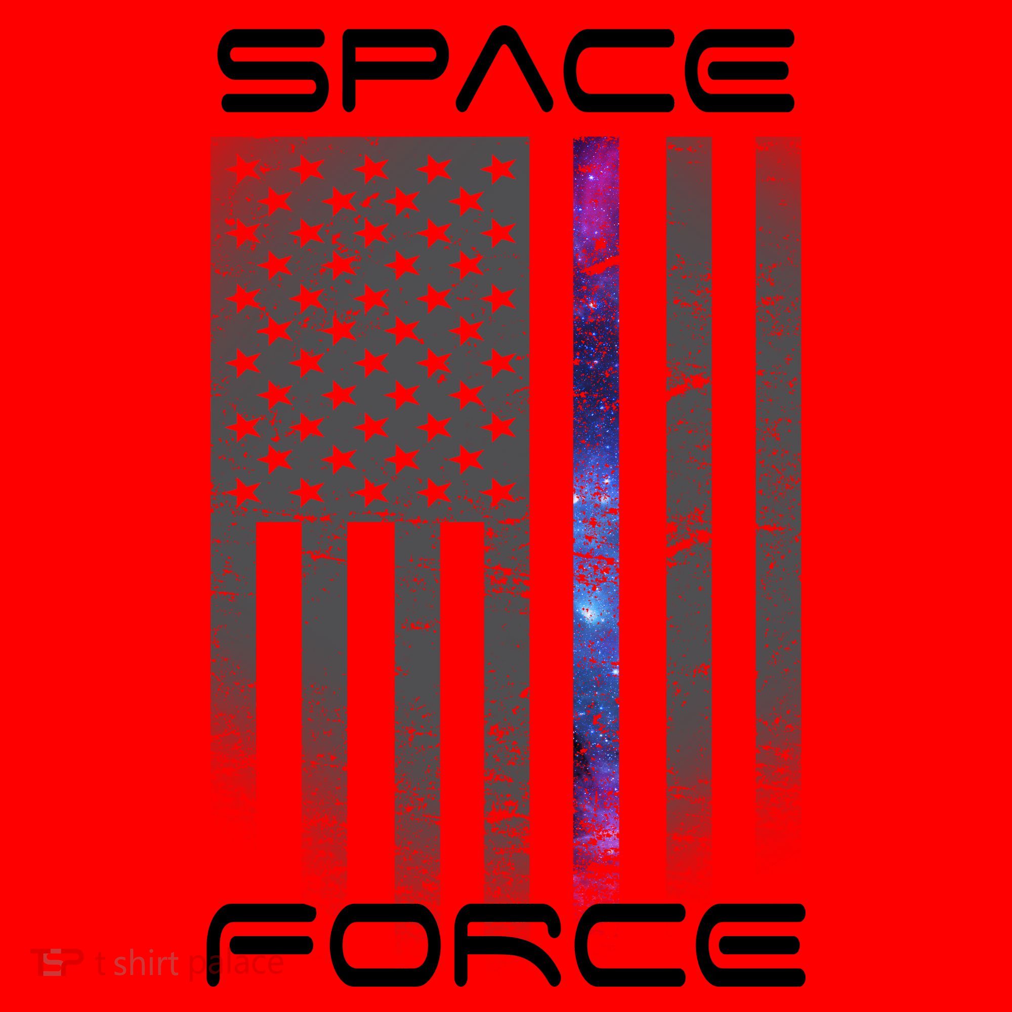 United States Space Force Flag Santa Hat