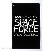 United States Space Force It's Actually Real Golf Towel thumb 0