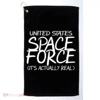 United States Space Force It's Actually Real Golf Towel thumb 0
