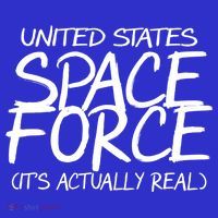 United States Space Force It's Actually Real Button thumb 1