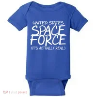 United States Space Force It's Actually Real Baby Bodysuit thumb 0