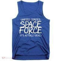 United States Space Force It's Actually Real Tank Top thumb 0