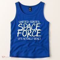 United States Space Force It's Actually Real Tank Top thumb 2