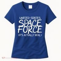 United States Space Force It's Actually Real Women's T-Shirt thumb 0