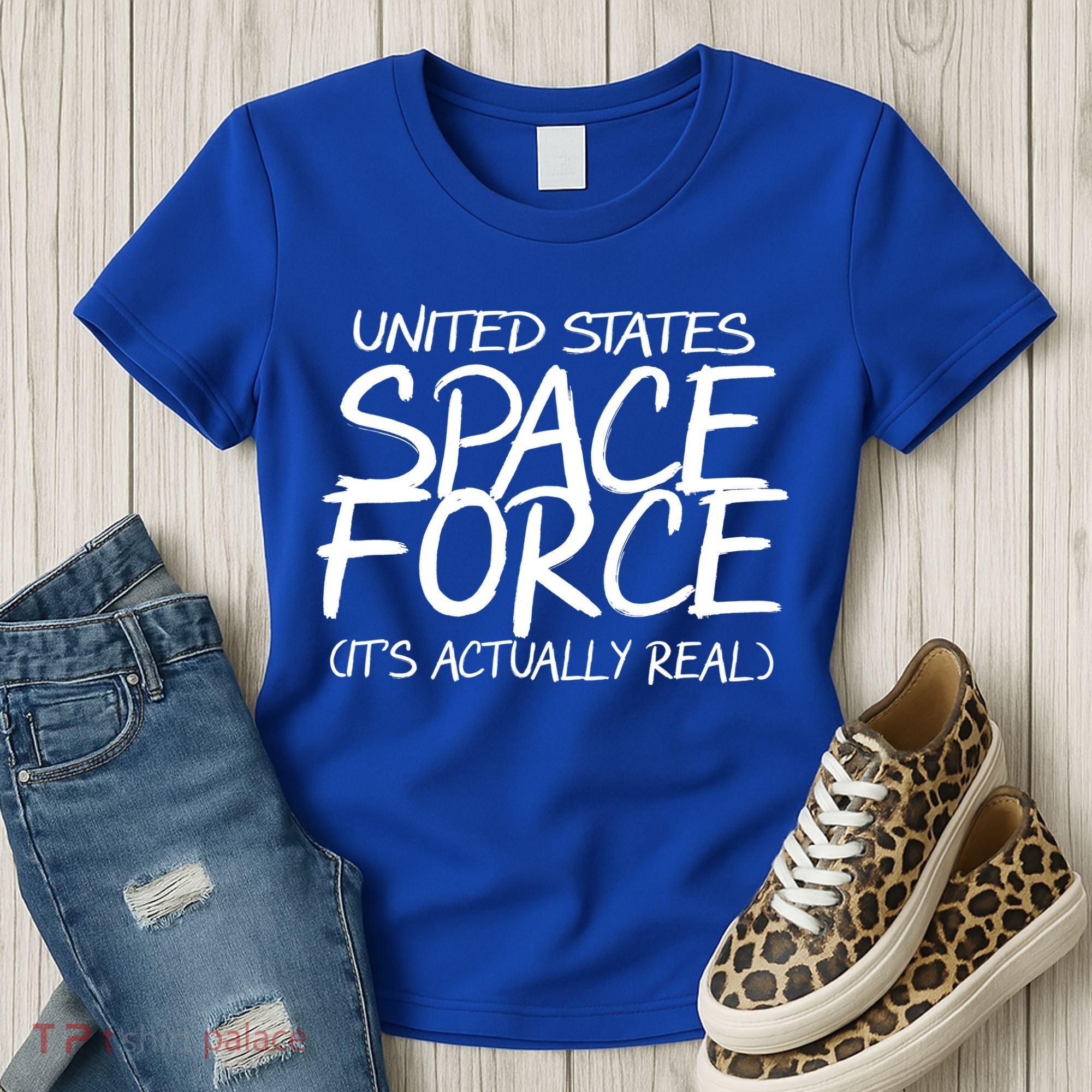 United States Space Force It's Actually Real Women's T-Shirt