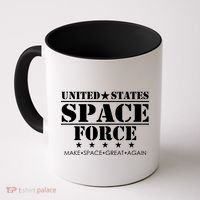 United States Space Force Make Space Great Again Coffee Mug thumb 0