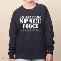 United States Space Force Make Space Great Again Women's Sweatshirt thumb 0