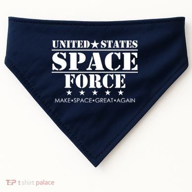 United States Space Force Make Space Great Again USA-Made Doggie Bandana