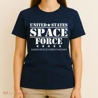 United States Space Force Make Space Great Again T-Shirt thumb 4