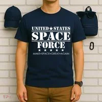 United States Space Force Make Space Great Again T-Shirt thumb 6