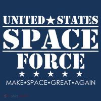 United States Space Force Make Space Great Again Beanie thumb 2