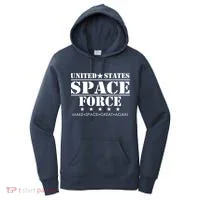 United States Space Force Make Space Great Again Women's Hoodie thumb 0