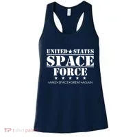 United States Space Force Make Space Great Again Women's Tank Top thumb 0