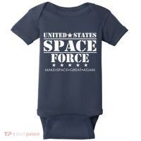 United States Space Force Make Space Great Again Baby Bodysuit thumb 0