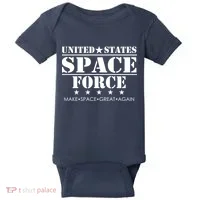 United States Space Force Make Space Great Again Baby Bodysuit thumb 0